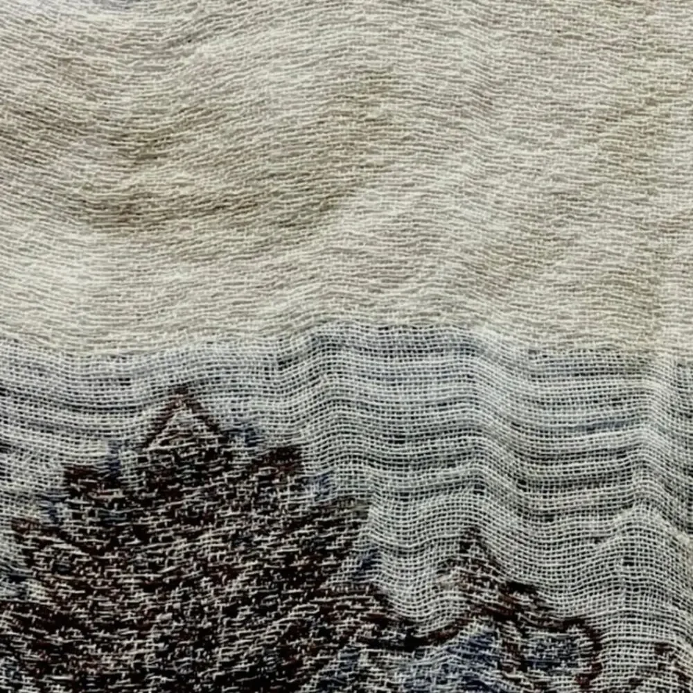 Ralph Lauren Marylebone Randle Cream Throw Blanket linen cotton cream paisley